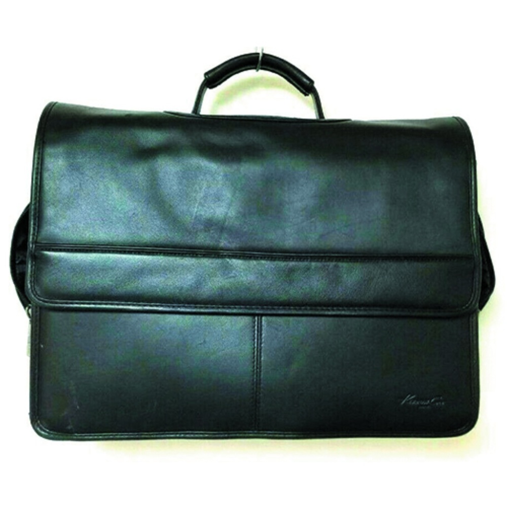 Kenneth Cole Briefcase Attache Black Computer Bag